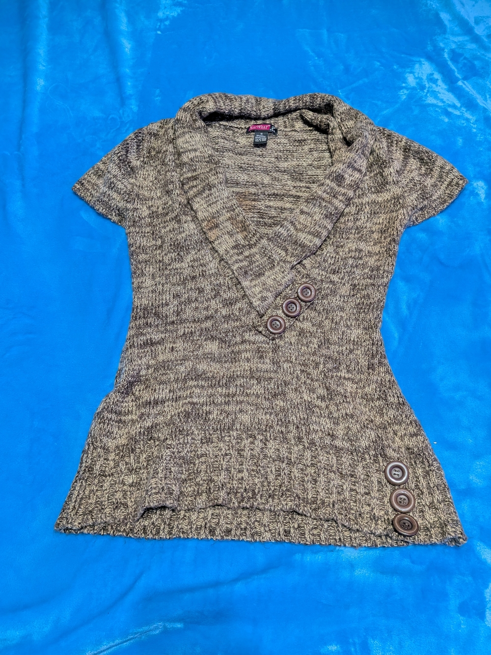 🧶✨ Effortless Layers: Shawl Collar Sweater Tunic ✨🧶